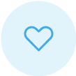 Heart icon symbolizing clean up likes.